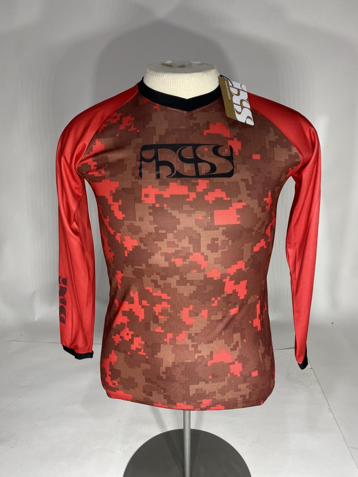 IXS lot 2 Long Sleeve Pivot 8.1 Jersey Youth Boys Large Cycling Bike Jersey New