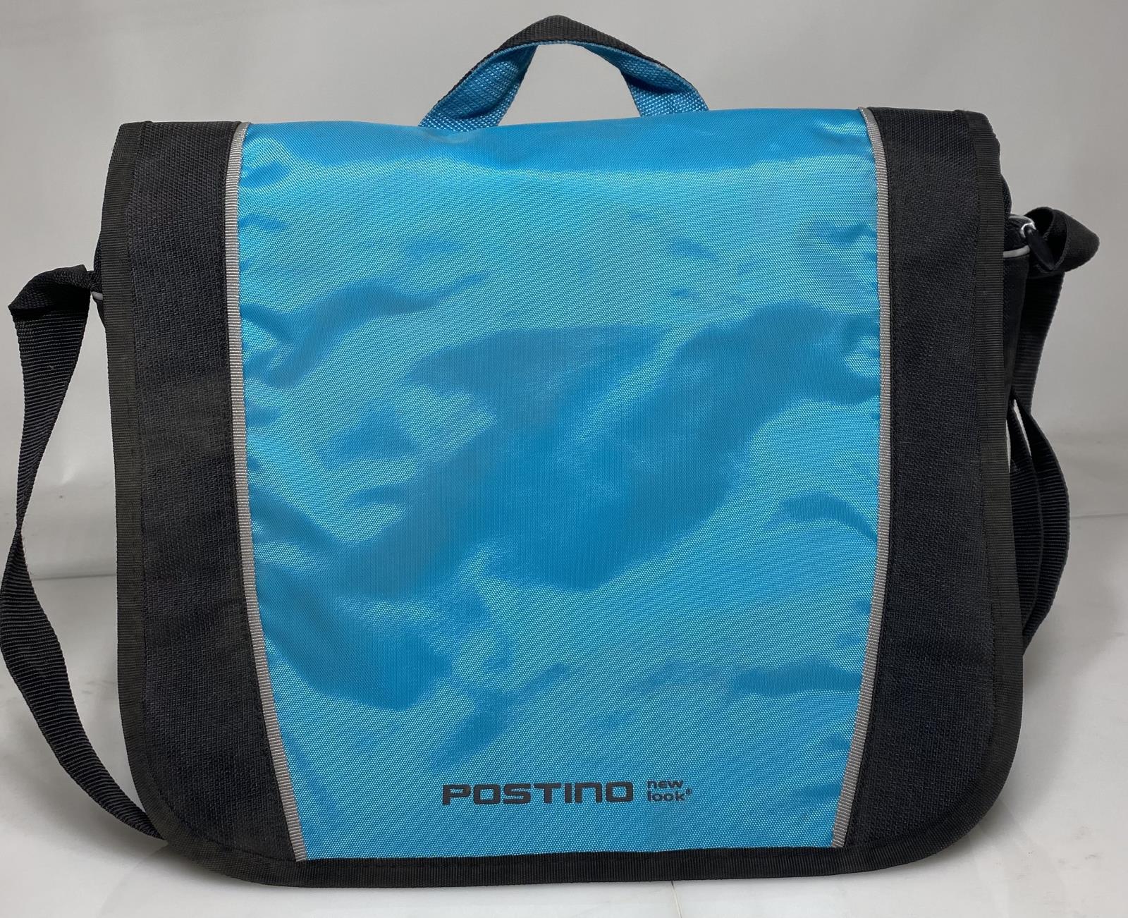 NewLook Postino Messenger Bike Pannier Bag Blue/Black New