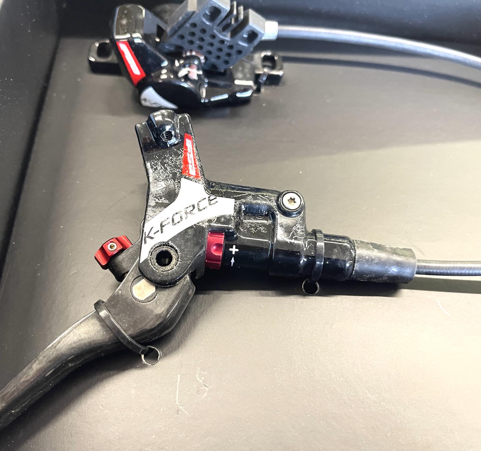FSA K-Force Hydraulic Disc Brakeset F+R 1700 950 DB-TX-9000 Brake Bike NEW Blem