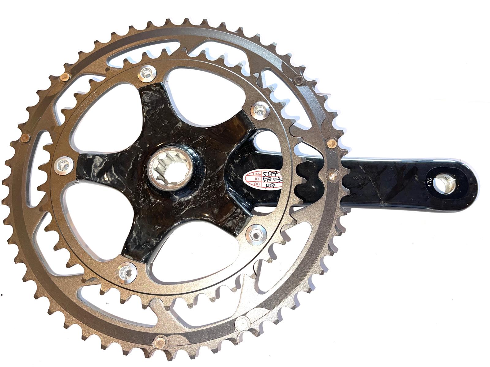 FSA Carbon SL-K  Road Bike Crankset 53/39 170mm  9/10 S ISIS New Old Stock