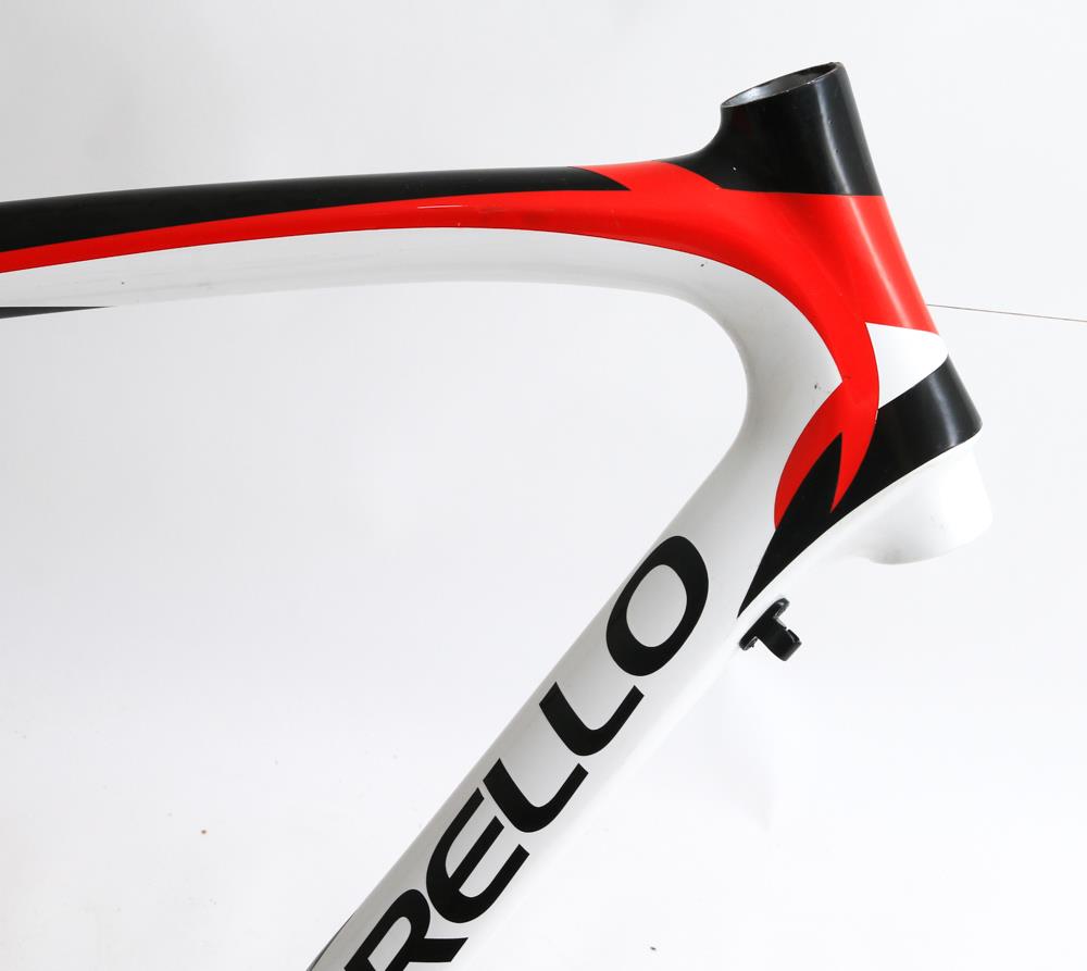 Pinarello 59.5cm Carbon Road Fiber Road Bike Frame Black Tapered 700c USED