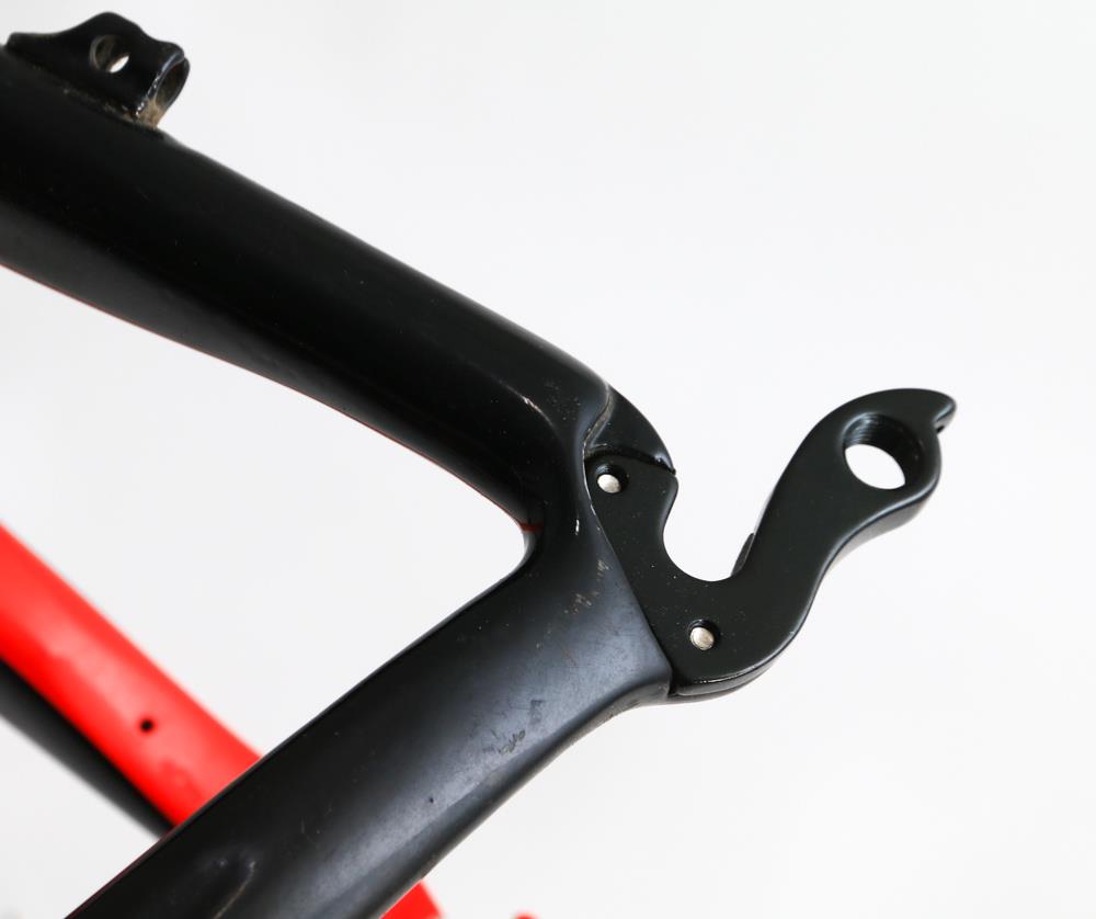 Pinarello 59.5cm Carbon Road Fiber Road Bike Frame Black Tapered 700c USED