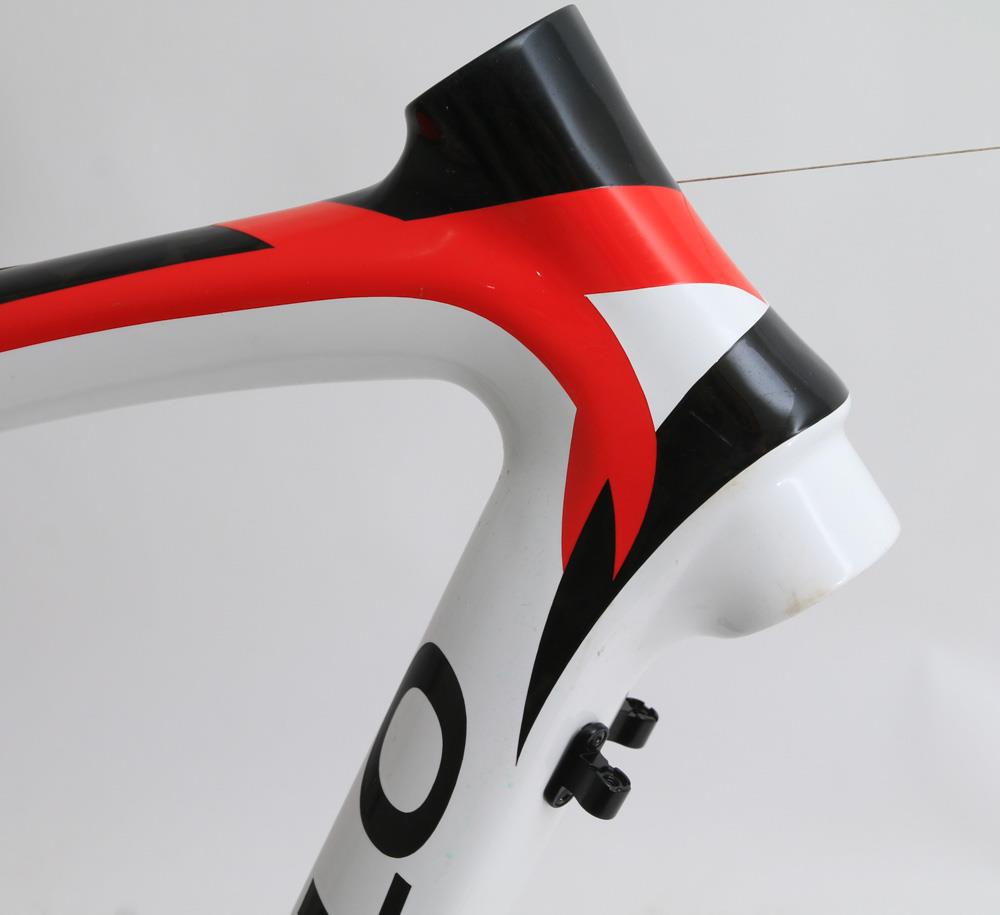 Pinarello 56.5cm Carbon Road Fiber Road Bike Frame Italian BB Tapered 700c USED