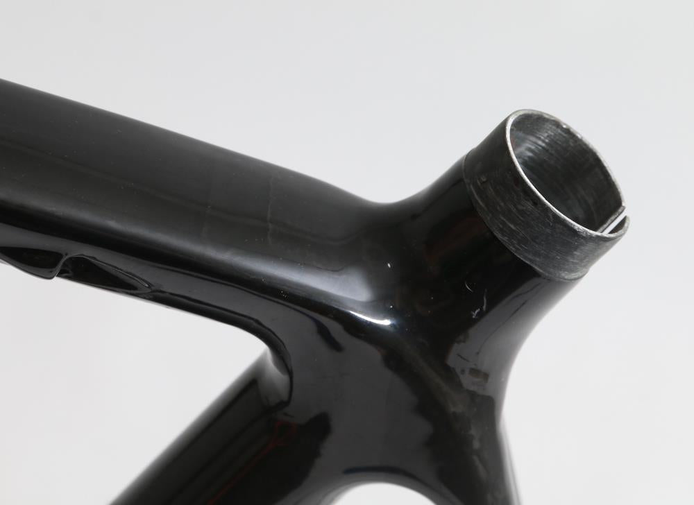 56cm Carbon Road Bike Frame Tapered Di2 BSA 1060g! Black New Blemished