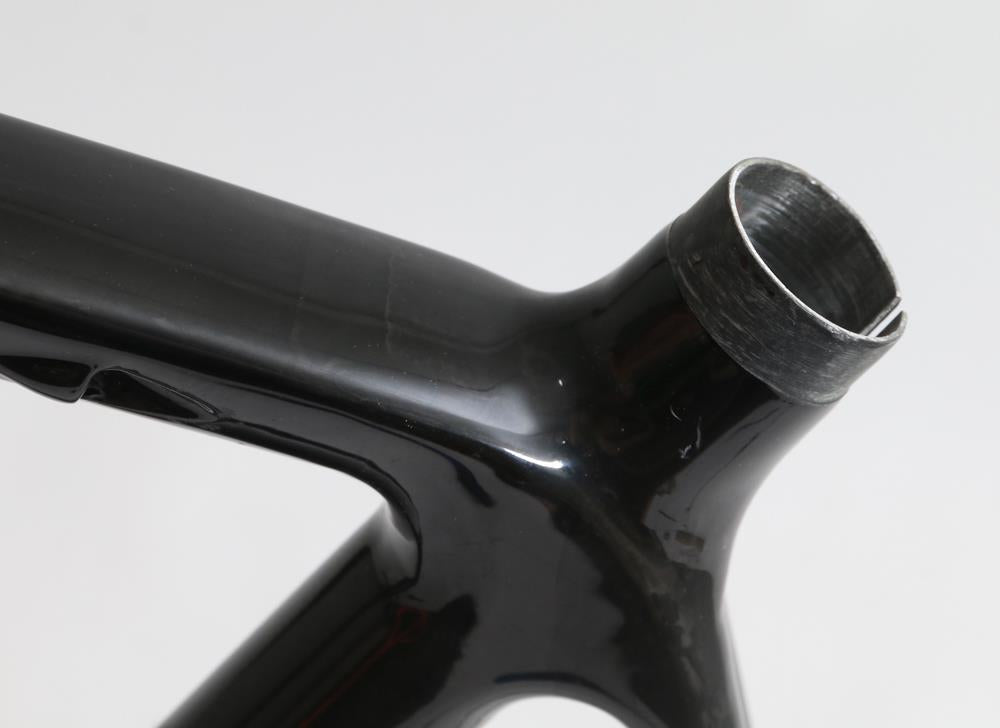 56cm Carbon Road Bike Frame Tapered Di2 BSA 1060g! Black New Blemished