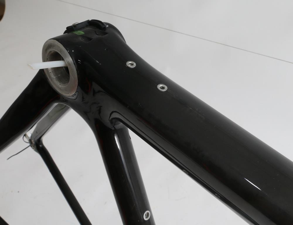 56cm Carbon Road Bike Frame Tapered Di2 BSA 980g! Black New - Random Bike Parts