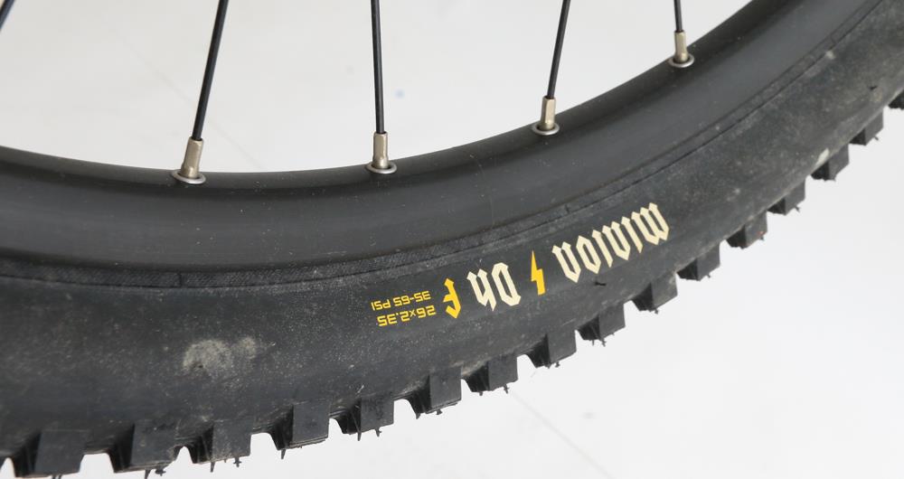 26" MTB Bike Wheelset Disc 15mm Thru QR 8-11s Shimano Black Sealed + Tires New - Random Bike Parts