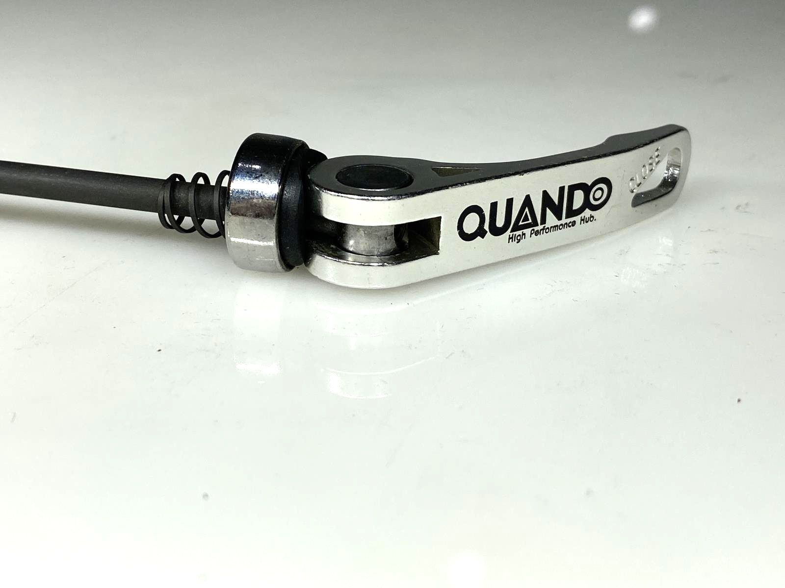 Quando Front and Rear Universal Quick Release Skewer Silver Set New