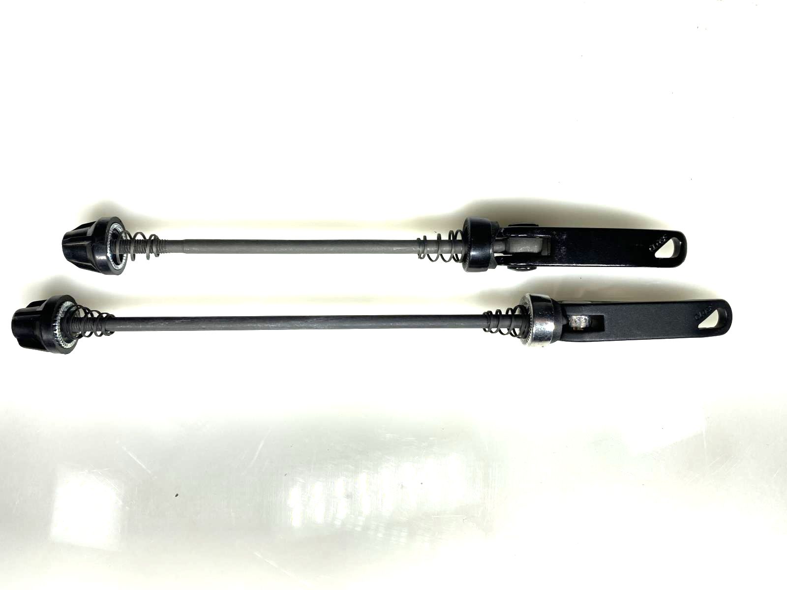 Unbranded Front and Rear Universal Quick Release QR Bike Skewer Black Set New