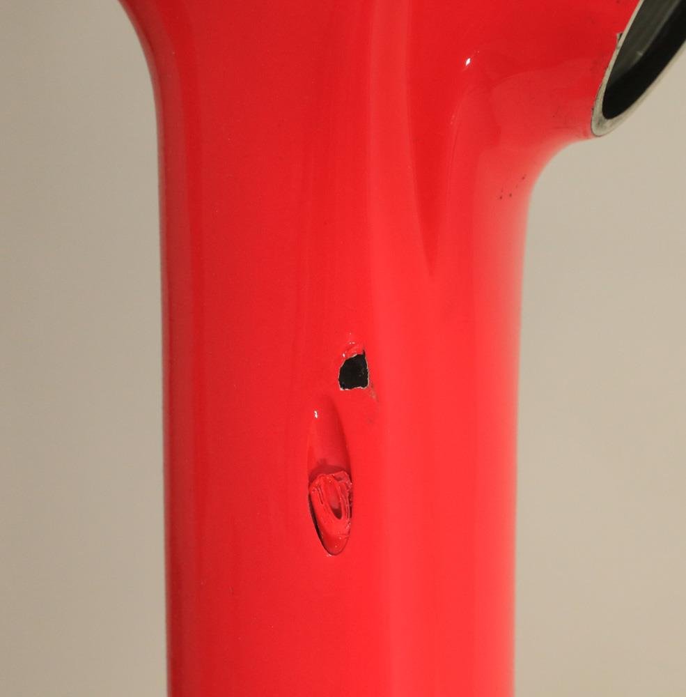 58cm 700C Fluorescent Pink Carbon Road Bike Frame Italian BB Tapered New Blem - Random Bike Parts