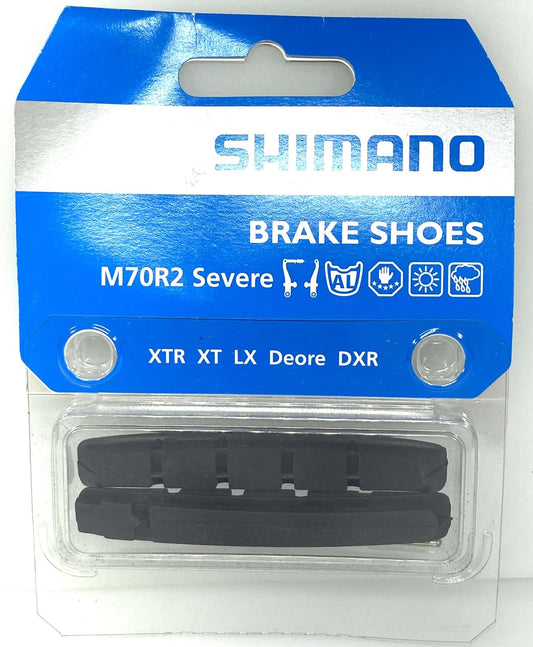 Shimano M70R2 Severe Set Road Rim Bike Brake Pads Black New