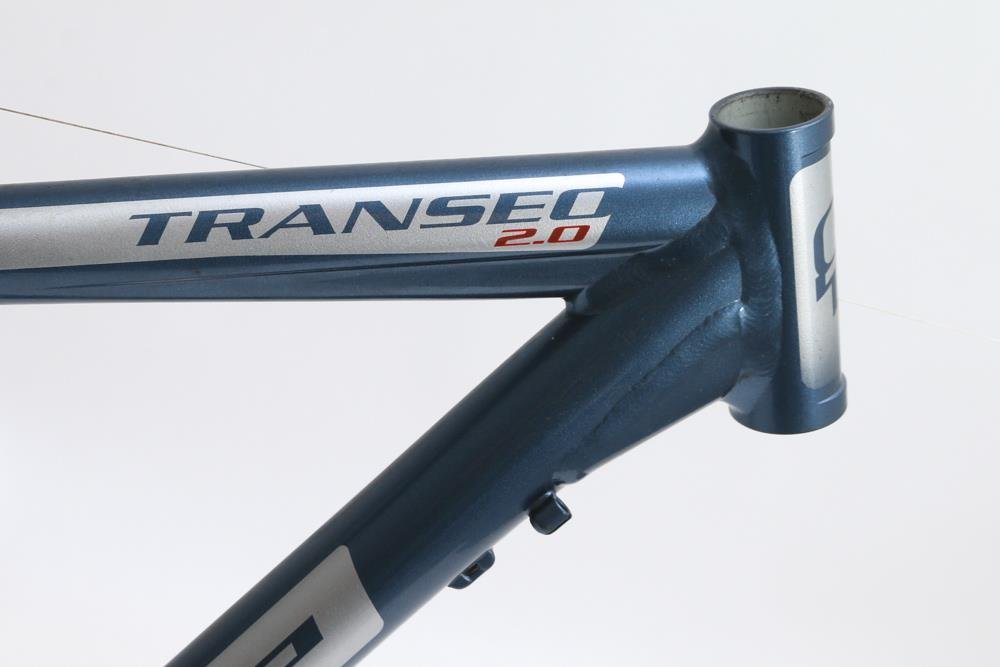 21.5" GT Transeo 2.0 Aluminum Hybrid Bike Frame 700c Disc Blue New Blemished - Random Bike Parts