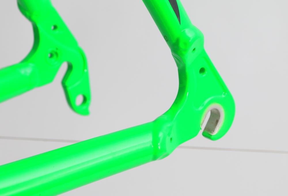 56cm FritzJou CXS Road Aluminum Bike Frame Bright Green 700c New - Random Bike Parts