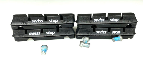SwissStop Flash Pro 4 Pack Road Brake Pads Inserts Shimano/Sram Alloy Rims New