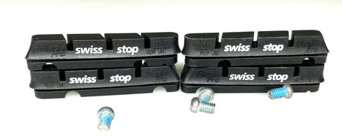 SwissStop Flash Pro 4 Pack Road Brake Pads Inserts Shimano/Sram Alloy Rims New