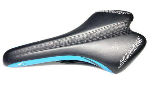 Sundeal Sport Race Bicycle Bike Saddle Seat Black/Blue New