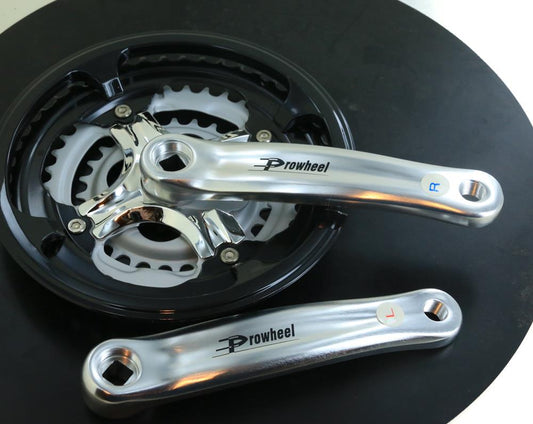 Lot of 10 ProWheel 48/38/28T 7/8 Spd Square Taper Hybrid Bike Crankset 170mm NEW