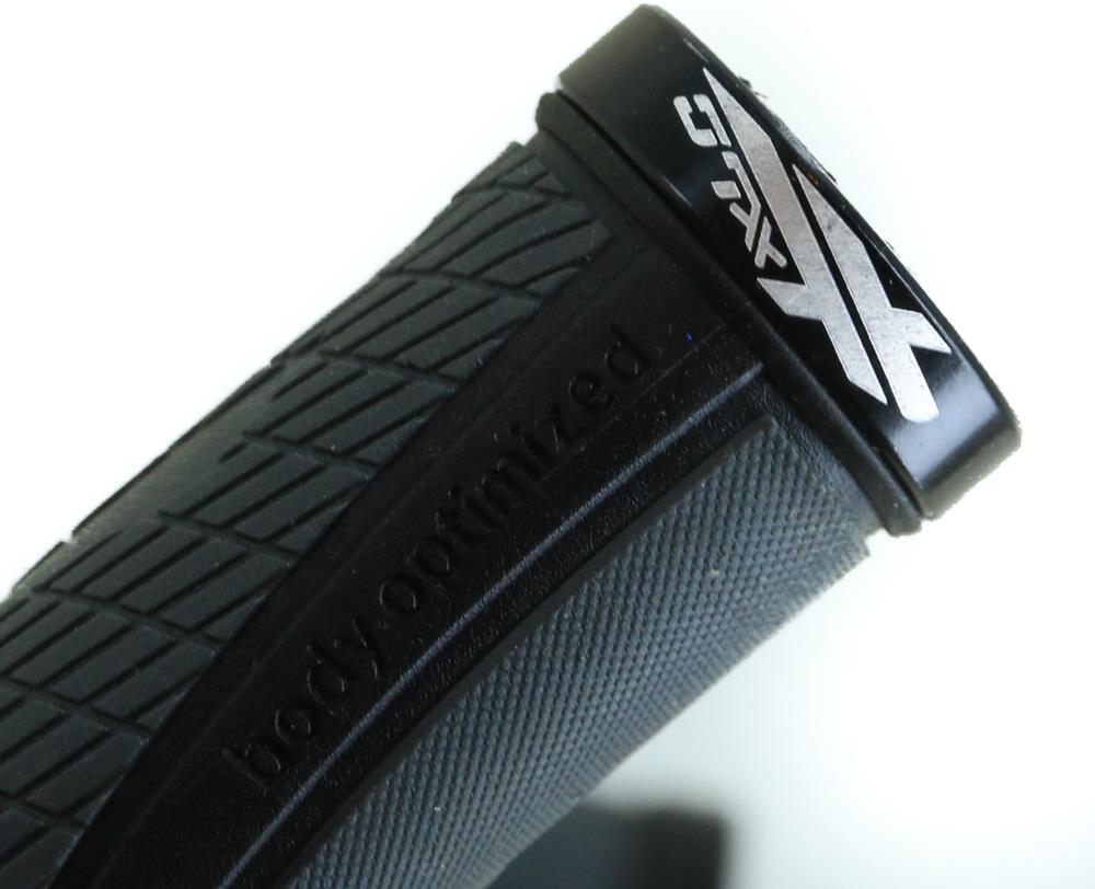 XLC Lock On MTB Hybrid BMX Bike Handlebar Grips Gray / Black 130mm New