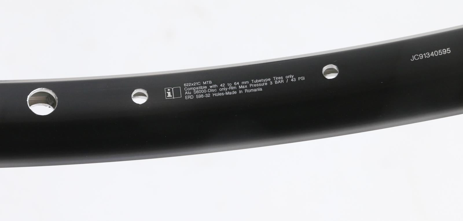 1 QTY MAVIC XC321 32 Hole 29er / 700c MTB Bike Rim 622 x 21c Black NEW BLEMISH