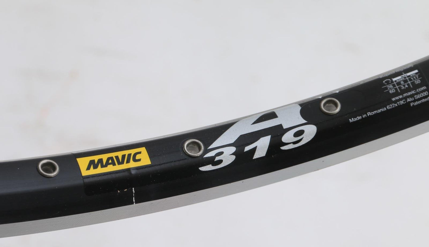 2 QTY Mavic 700c A 319 32 Hole 32H Rim Hybrid CX Bike Rim Black NEW BLEMISH - Random Bike Parts