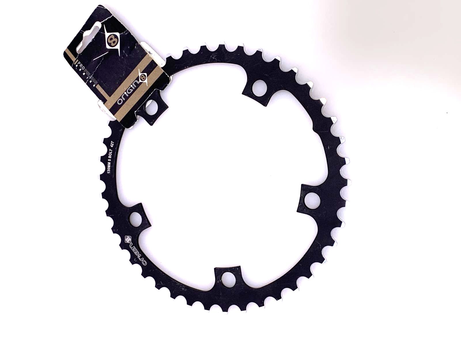 Origin8 10 Speed 42T 5 Bolt 130mm BCD Bike Chainring Blemish New