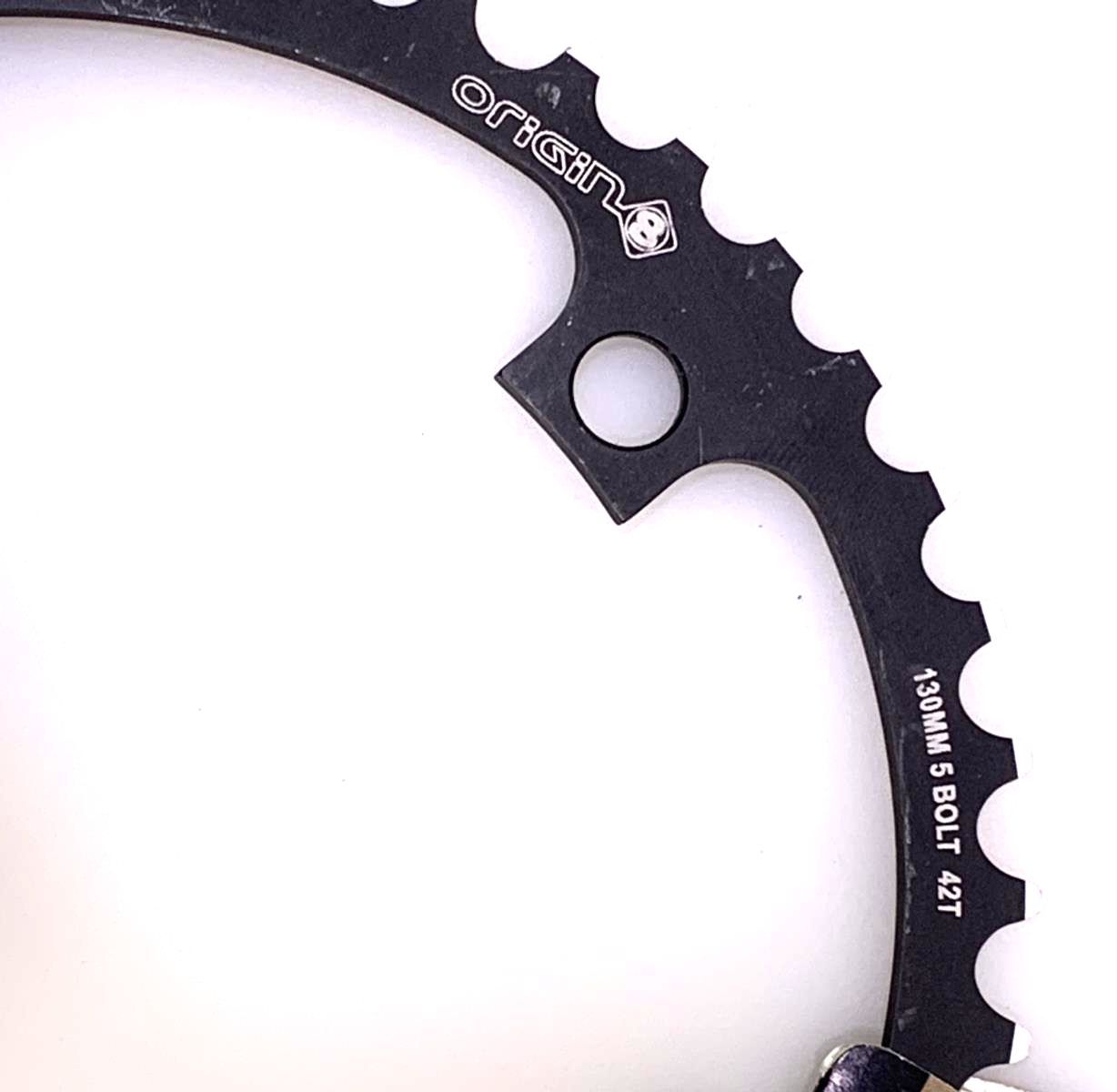 Origin8 10 Speed 42T 5 Bolt 130mm BCD Bike Chainring Blemish New