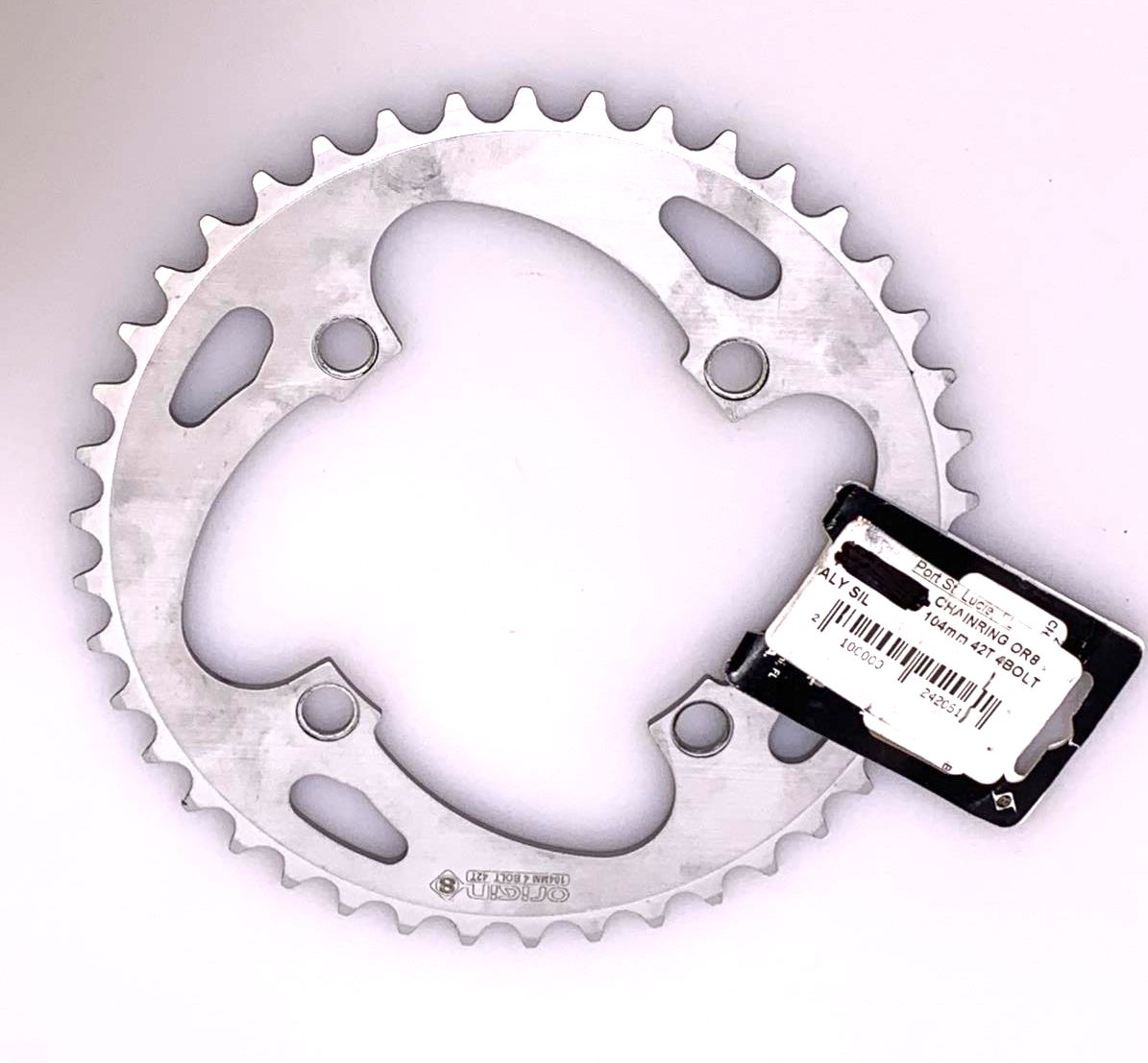 Origin8 10 Speed 42T 4 Bolt 104mm BCD Bike Chainring Blemish New