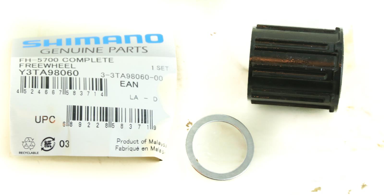 SHIMANO Y3TA98060 105 FH-5700 Rear Wheel Freehub Body 8-10s NEW