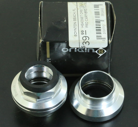 Origin8 1" Threaded External Cup Bike Headset Bearings Silver NEW