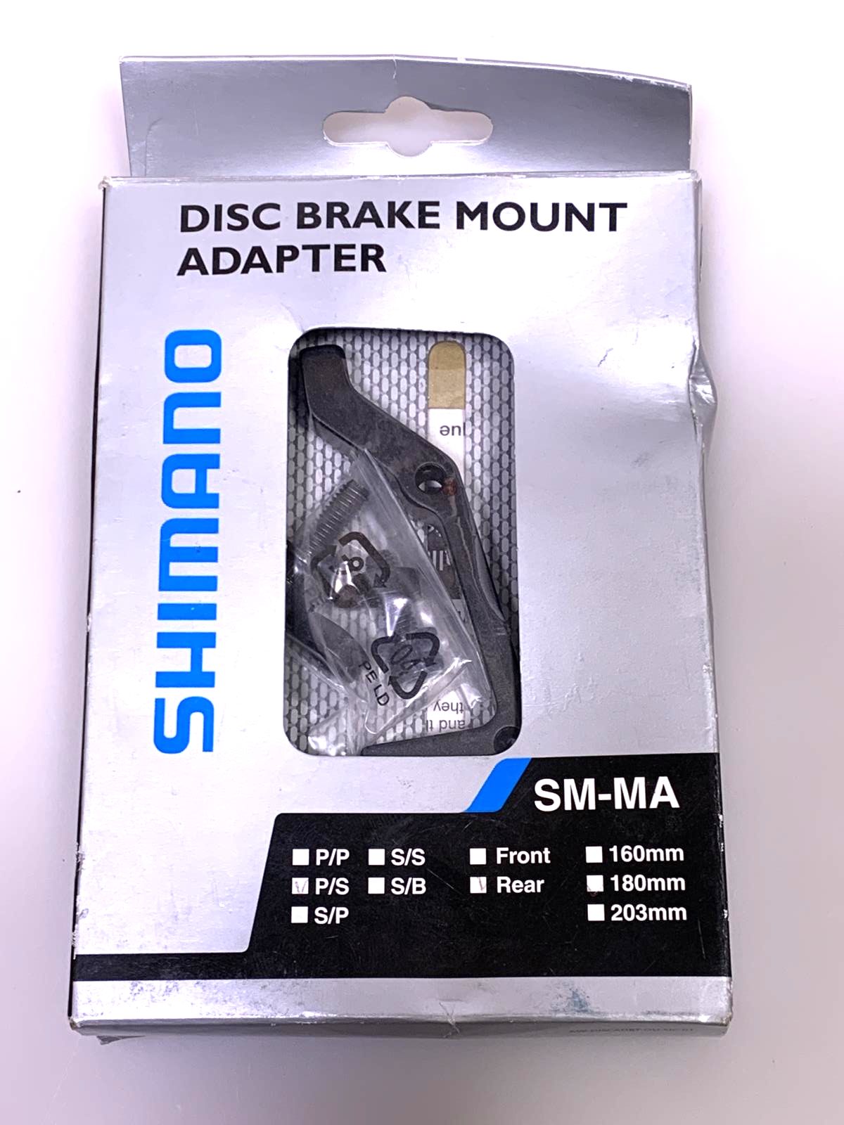 Shimano Disc Brake Mount Adaptor R P/S 180mm New
