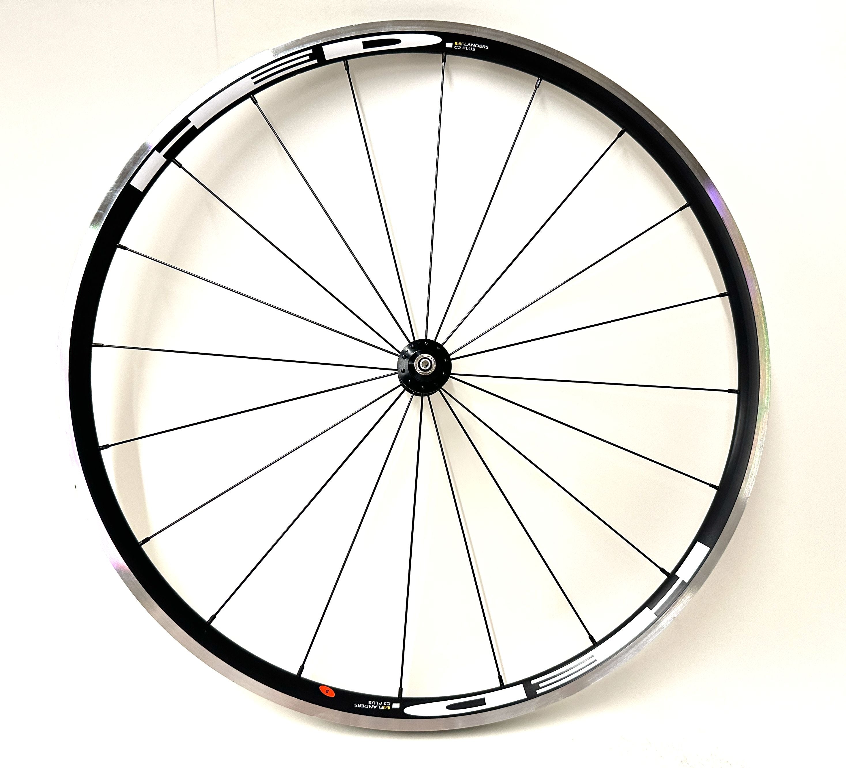 HED Flanders C2 Plus  700c Front Road Bike Alloy Wheel QR Black New