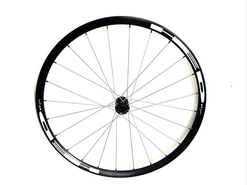 HED TOMCAT 622 x 21c 700c  Disc 24 h  Front Road Bike Wheel Thru-Axle Black New