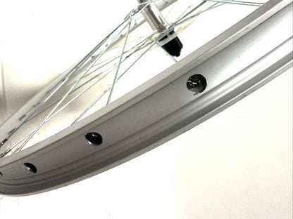 Alloy Silver 650b 27.5" 1.5 Rim Brake Bike Rear Wheel 8 spd Cassette Shimano NEW - Random Bike Parts