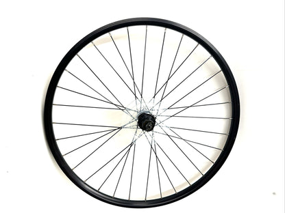Alloy Black 650b 27.5" 1.5 Rim Brake Bike Rear Wheel 8 spd Cassette Shimano NEW - Random Bike Parts