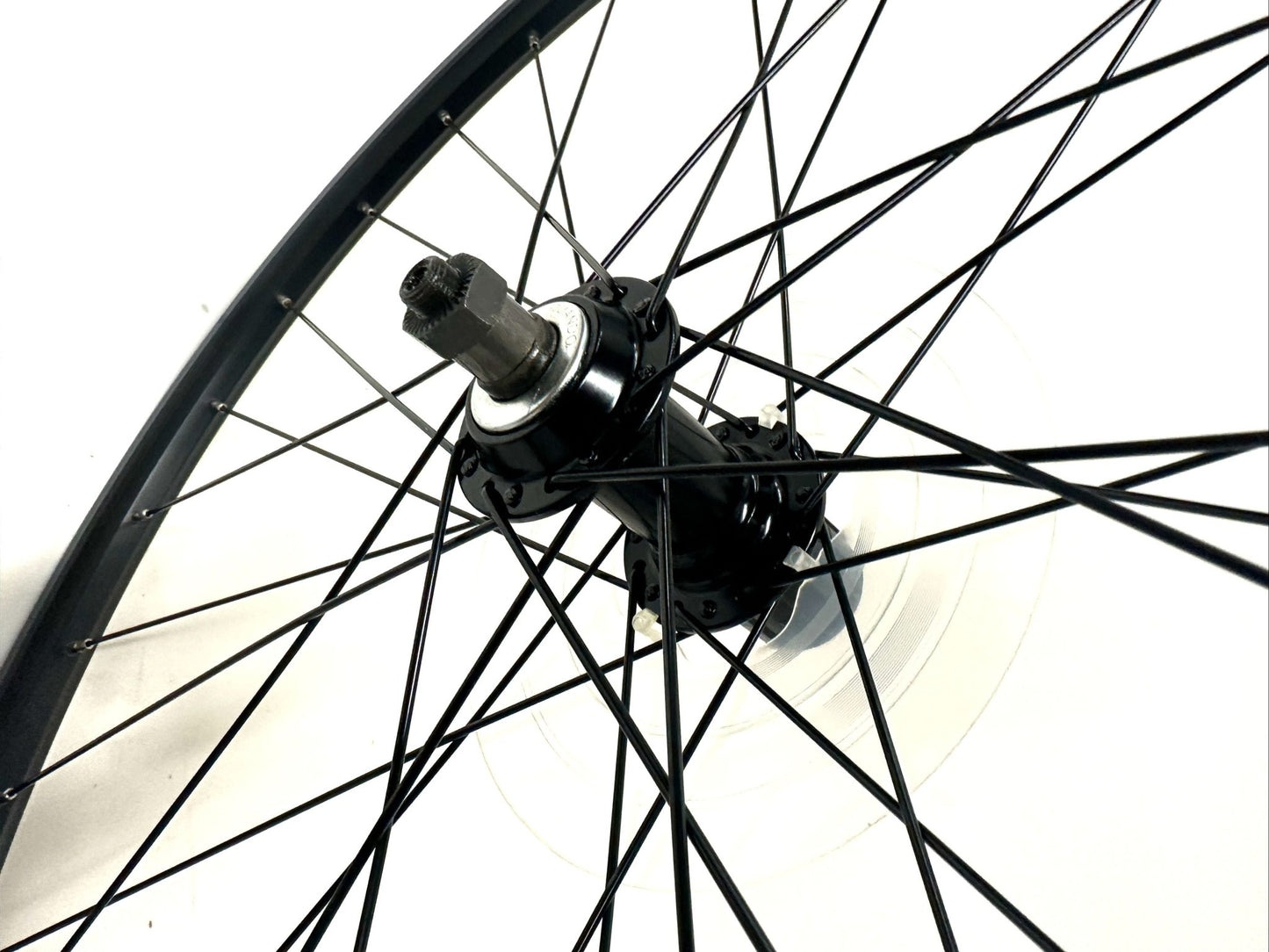 Alloy Black 650b 27.5" 1.5 Rim Brake Bike Rear Wheel 8 spd Cassette Shimano NEW - Random Bike Parts