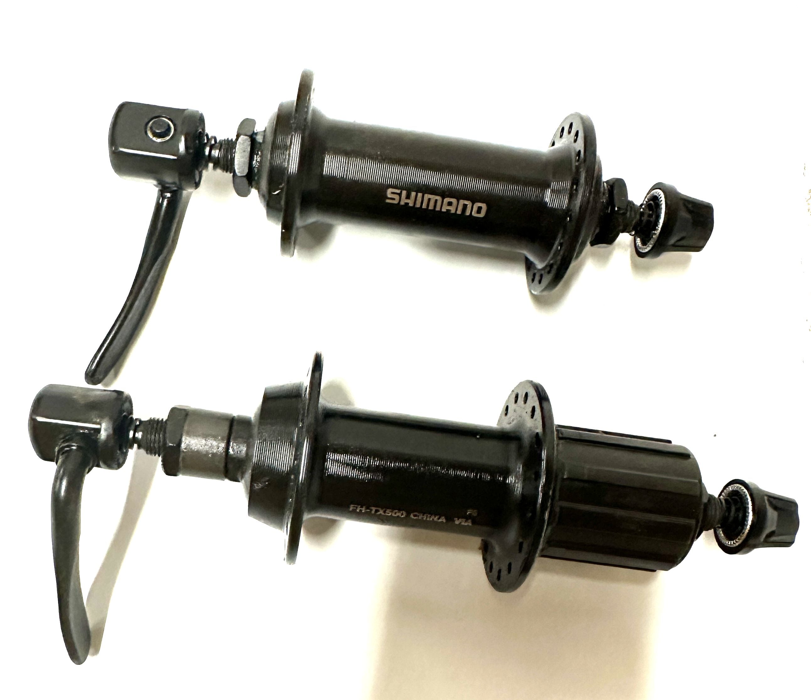 Shimano FH-TX500 HB-TX500 Front/Rear Hub 32 HOLE QR x 135mm 100mm 8-10 Cassette