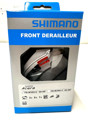 Shimano Acera FD-M360-6 3 x 7/8 Speed 34.9 Hybrid MTB Bike Front Derailleur NEW