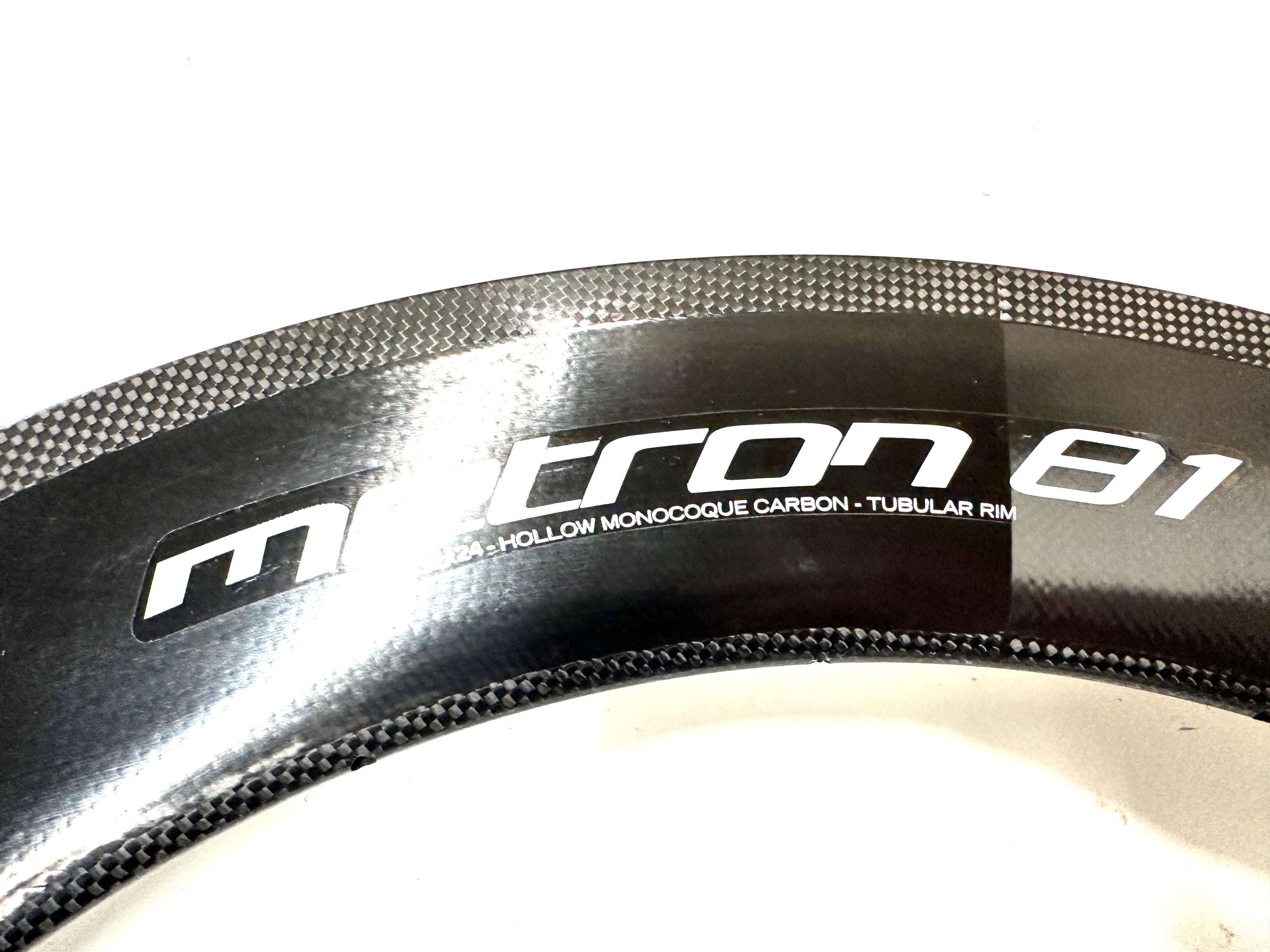 FSA Vision 700c Metron 81 18H 18 Hole Carbon Tubular Front Bike Wheel Rim NEW