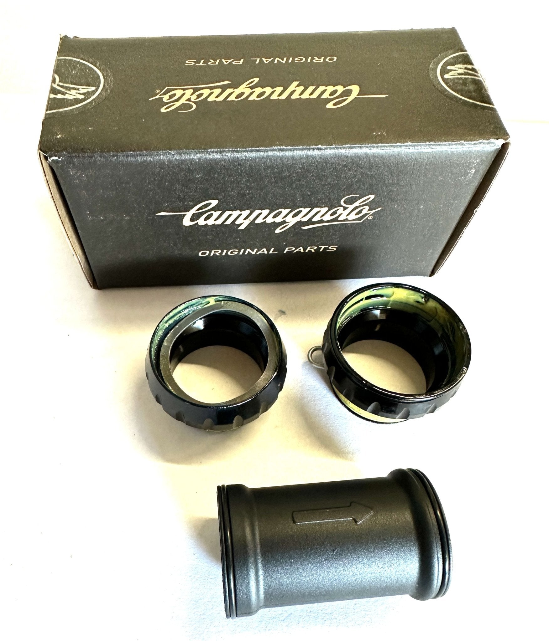 CAMPAGNOLO OC21-PRG Pro-Tech BSC English Thread Outboard Bottom Bracket Cups NEW - Random Bike Parts