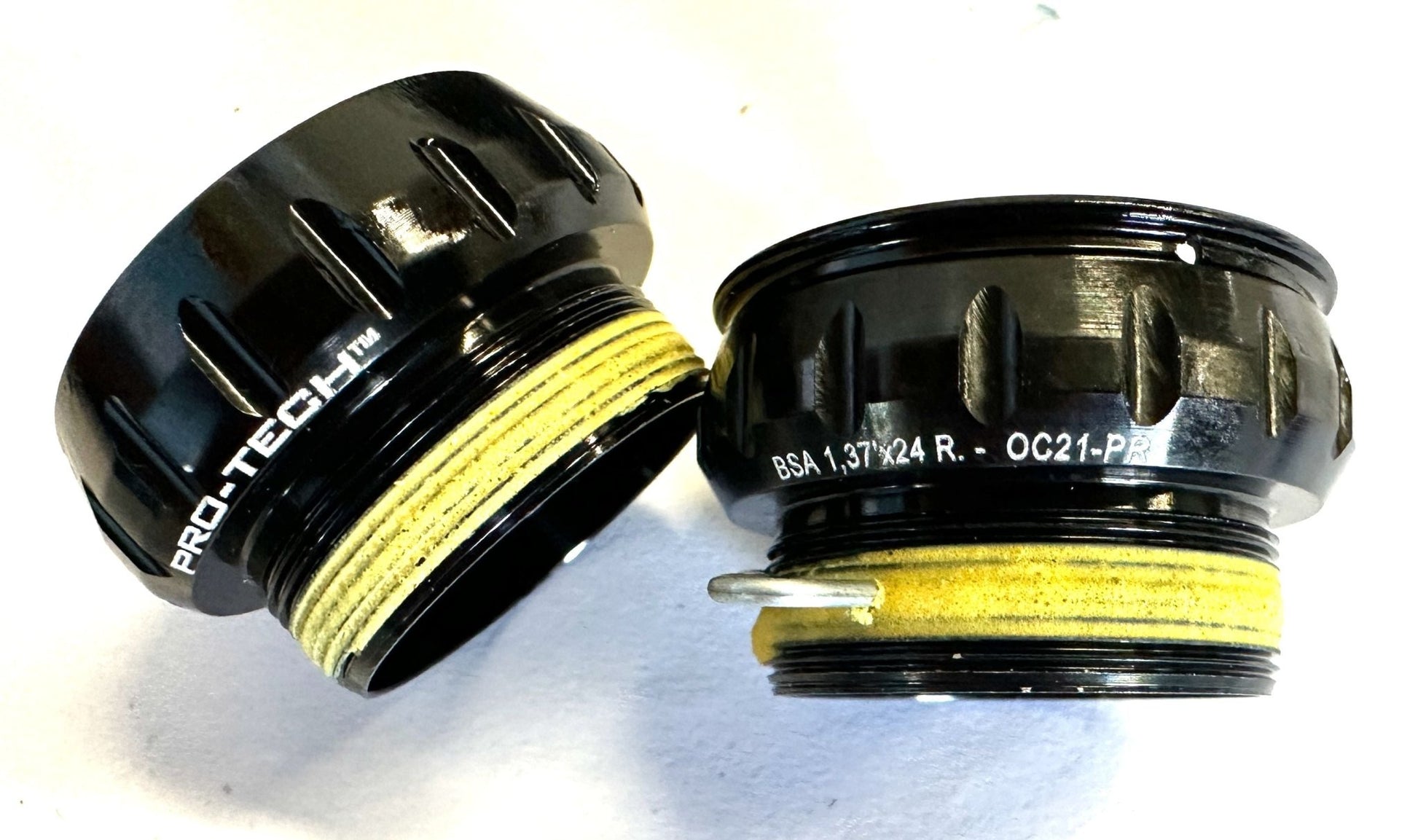 CAMPAGNOLO OC21-PRG Pro-Tech BSC English Thread Outboard Bottom Bracket Cups NEW - Random Bike Parts