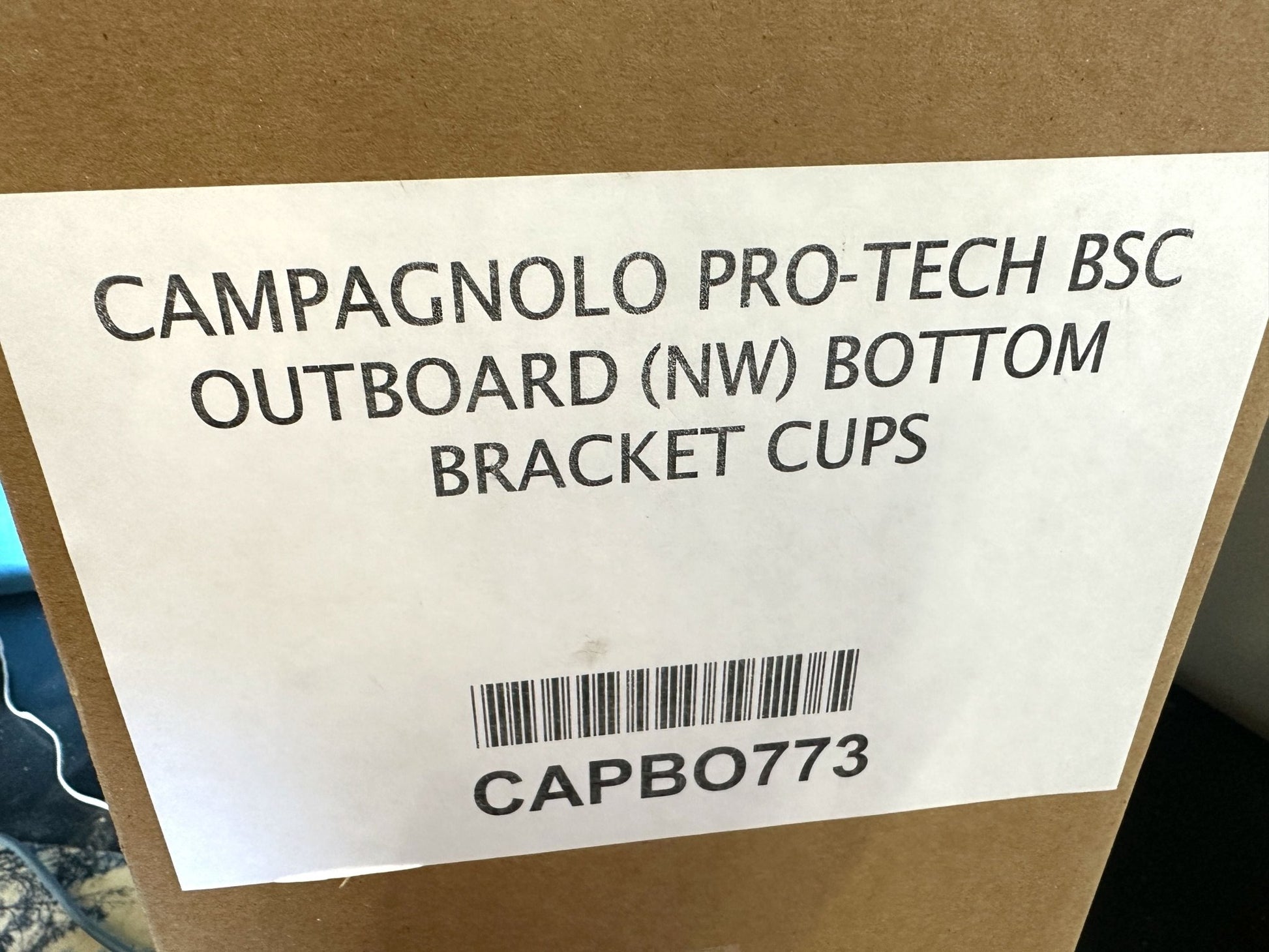 CAMPAGNOLO OC21-PRG Pro-Tech BSC English Thread Outboard Bottom Bracket Cups NEW - Random Bike Parts