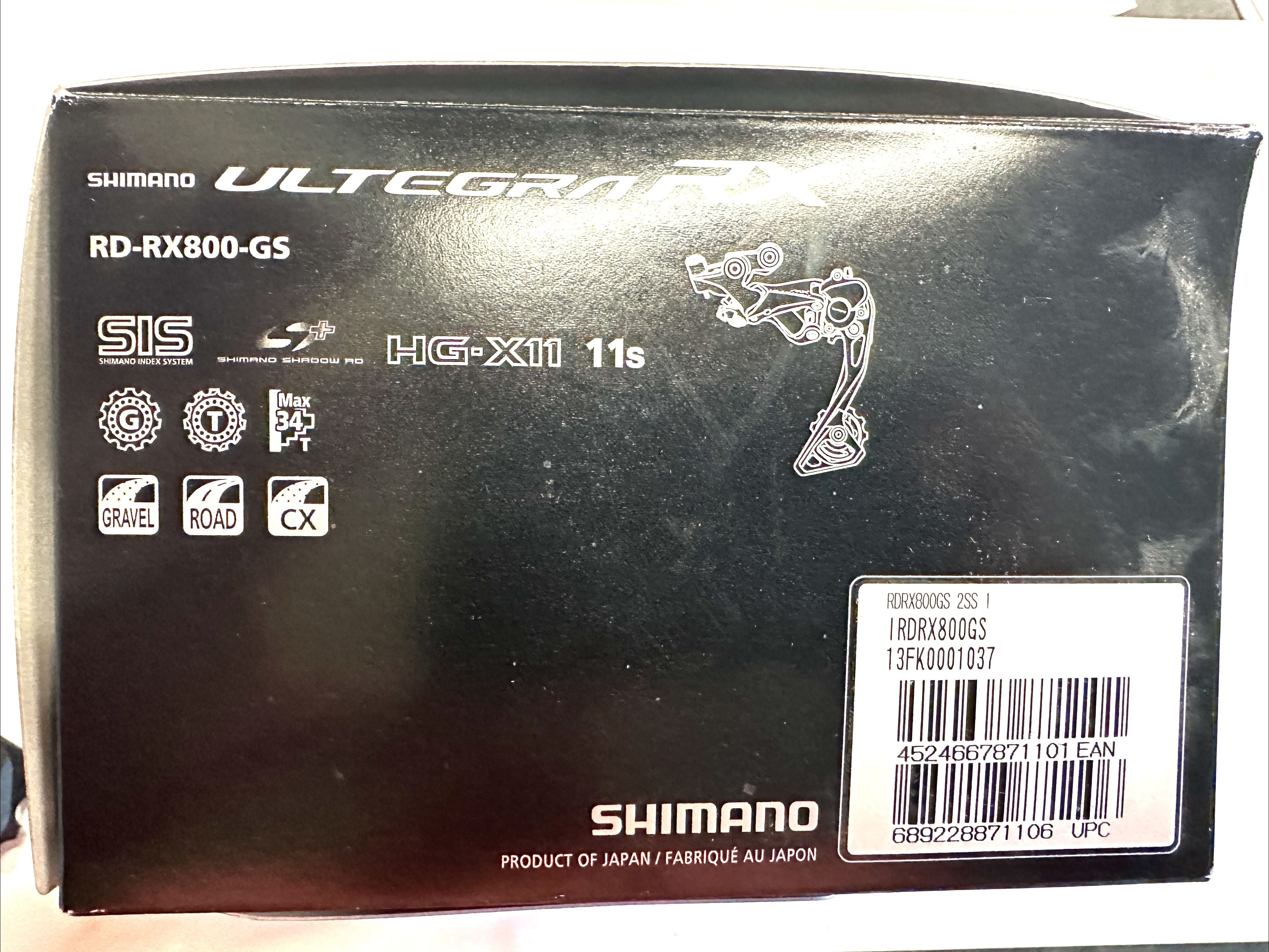 SHIMANO Ultegra RX RD-RX800-GS 11 Spd Rear Derailleur MTB Bike NEW in box