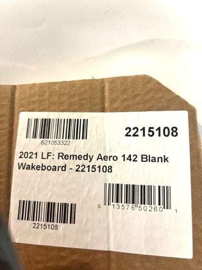 2021 Liquid Force Remedy Aero 142cm Blank Wakeboard Black 2215108 MSRP $489 NEW - Random Bike Parts