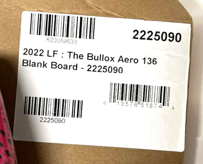 2022 Liquid Force Bullox Aero 136cm Wakeboard Blank Board 2225090 MSRP $699 NEW - Random Bike Parts