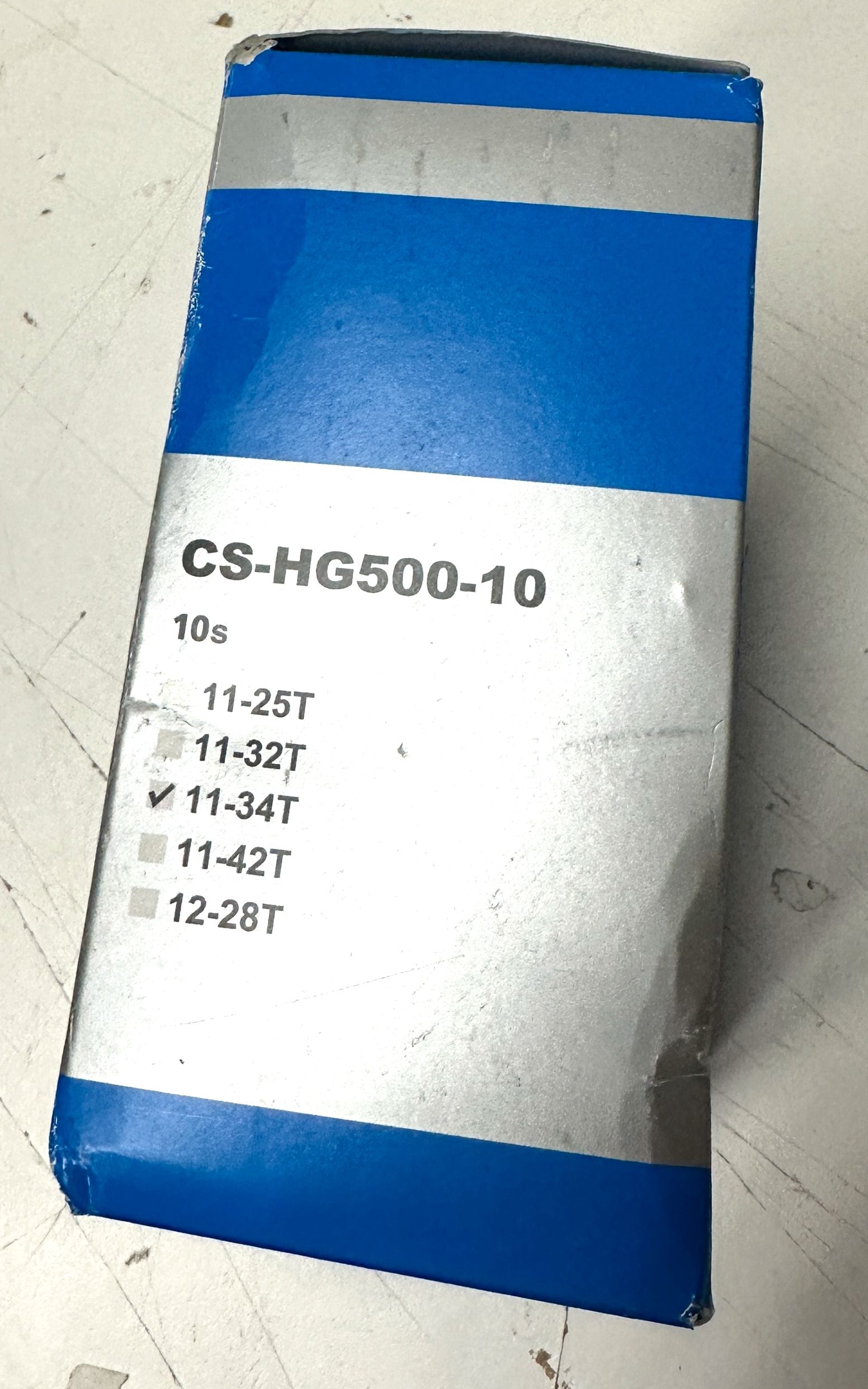 SHIMANO Hyper Glide CS-HG500-10 cassette 10 speed 11-34 NEW IN BOX