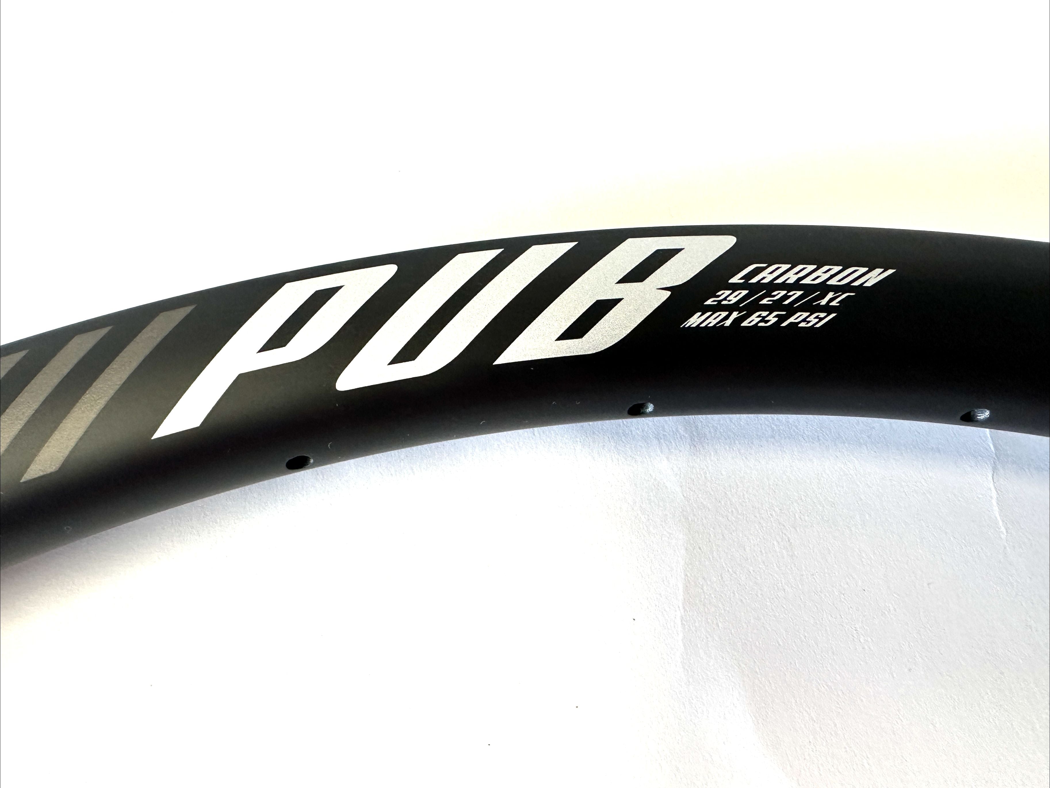 Lot of 2 PUB 29er 29" Carbon XC Clincher Bike MAX 65 PSI Wheel Rim 32 Spoke NEW