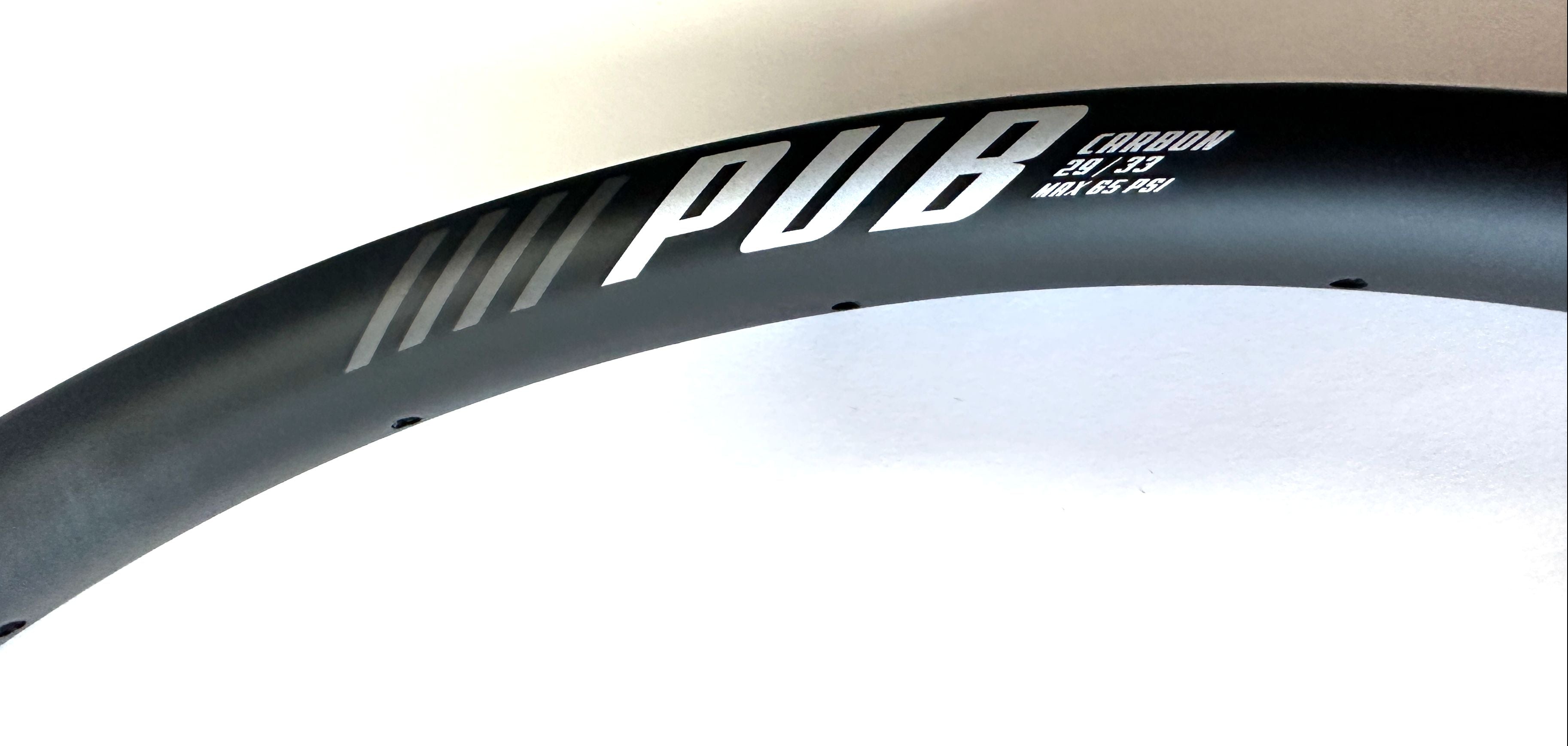 PUB 29er 29" Carbon XC Clincher Bike MAX 65 PSI Wheel Rim 28 Spoke NEW