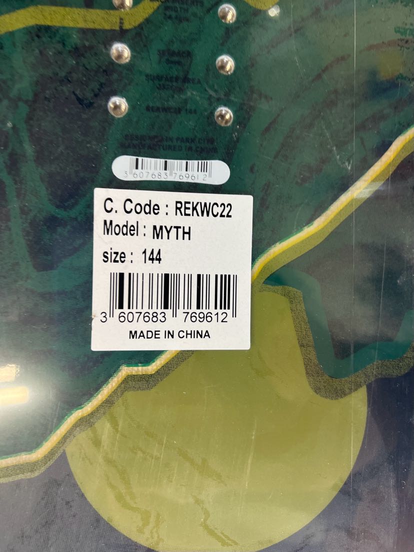 Rossignol Myth Women's Snowboard 144cm Twin - REKWC22 MSRP $369 NEW