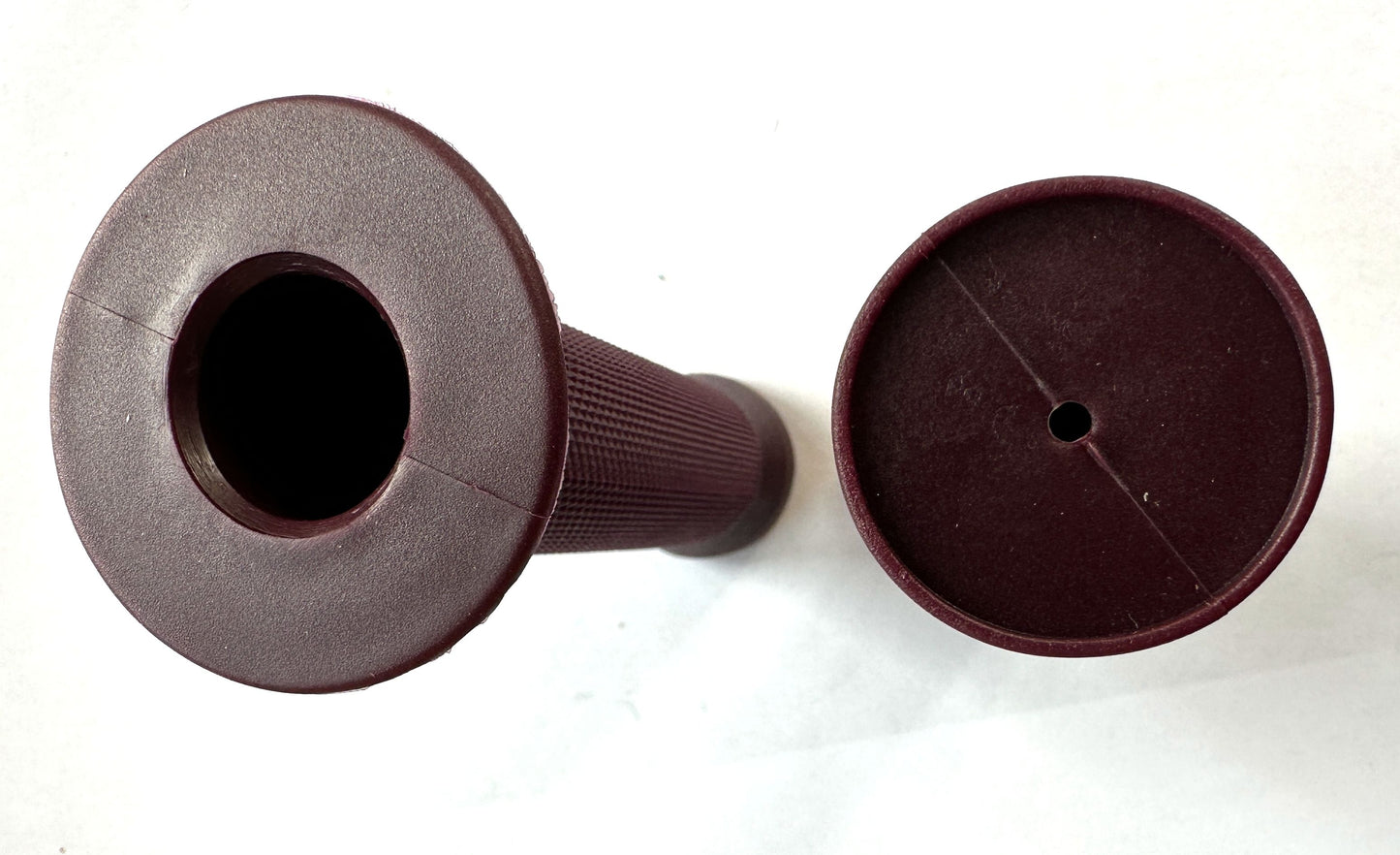 Lot of 3 Framed M-Wave BMX Rubber Bike 130mm Slide On Grips Dark Burgandy New