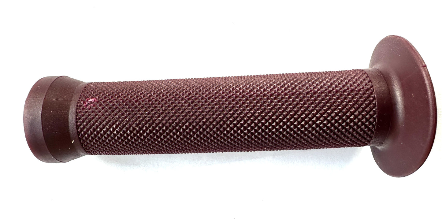Lot of 3 Framed M-Wave BMX Rubber Bike 130mm Slide On Grips Dark Burgandy New